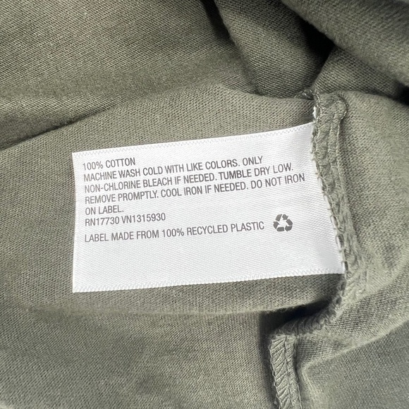 NWT Wild Fable Green Long Sleeve Cropped Boxy Shirt Size Small Women's - Picture 6 of 8